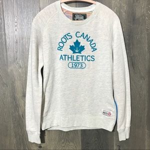 Roots Crewneck Rainbow Pullover Sweatshirt